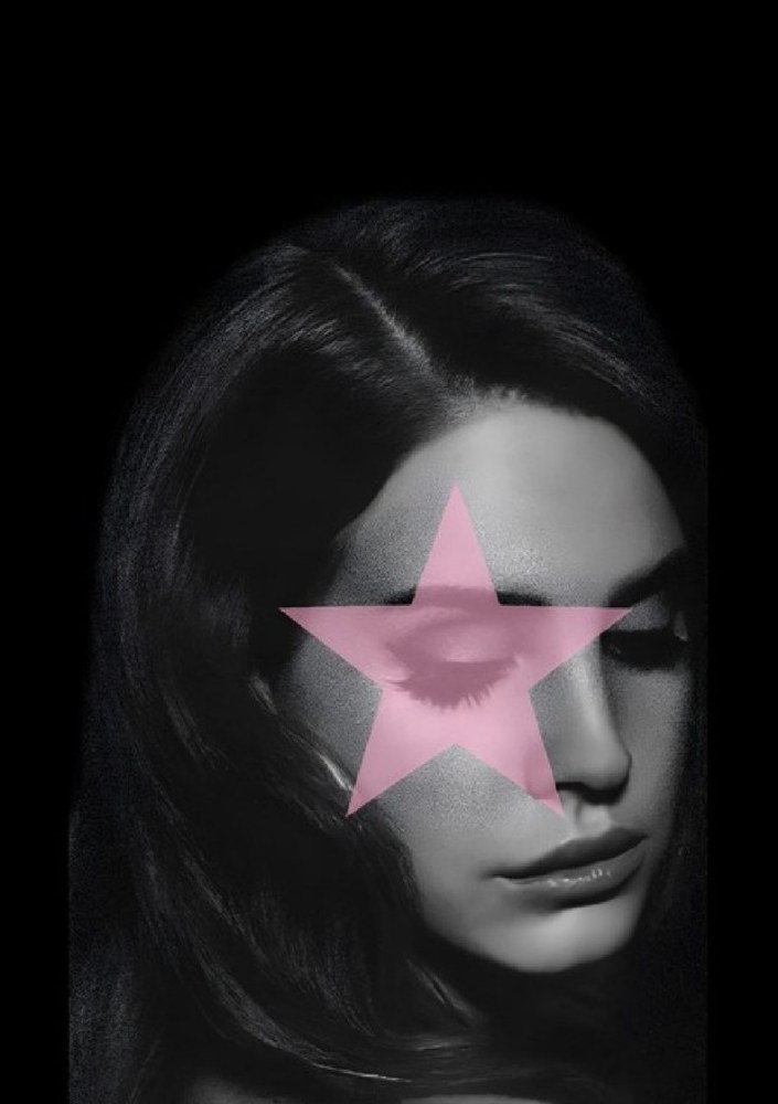 Pink Star Portrait