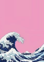 Pink Great Wave